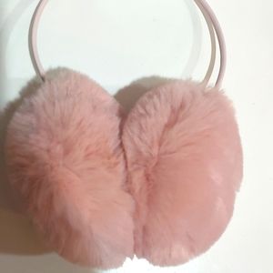 Pink Fuzzy Earmuffs